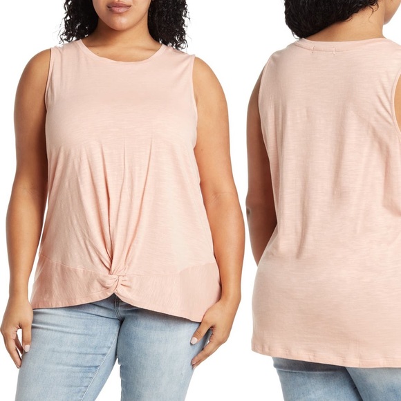 🔥1 hour sale. Sanctuary, Kyla Twisted Tank, Clay Pink - Picture 1 of 3